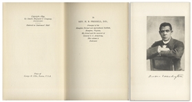 Booker T. Washington Signed First Printing of His First Major Publication, ''The Future of the American Negro''